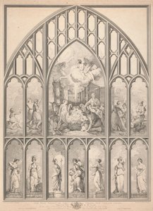 Západní okno kaple, New College Oxford: od Richard Earlom