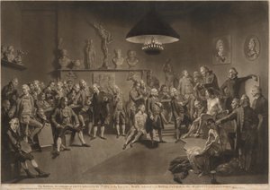 Královská akademie umění od Richard Earlom, after Johann Zoffany
