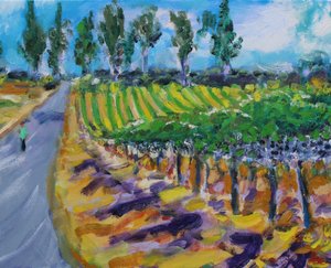 Procházka ve Wine County, Napa, 2017 od Richard Fox