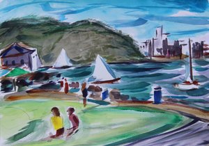 Bay, Tiburon, 2020 od Richard Fox