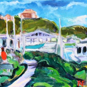 Boat Shed, Vallejo, 2018 od Richard Fox