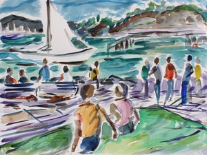 Tiburonská promenáda, 2017 od Richard Fox