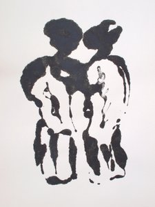 Bez názvu, 2010 (monotyp) od Richard Green