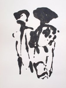 Bez názvu, 2010 (monotyp) od Richard Green