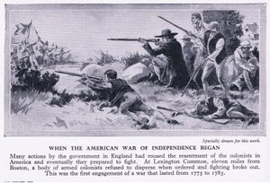 Když začala v roce 1775 n. l. americká válka za nezávislost, kolem roku 1950