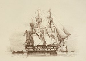 Canopus 80 děl 2. třídy, cca 1849 (lept)