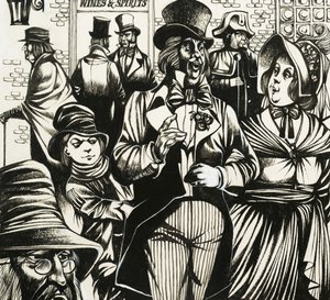 Děti jako Dickensův Oliver Twist se naučily vybírat kapsy. od Richard Hook