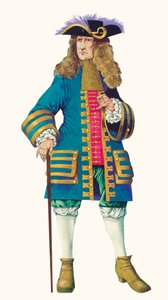 Král Vilém III (barevná litografie) od Richard Hook