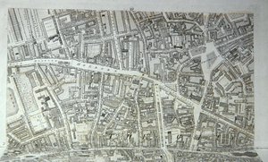 Plán City of London, publikoval 1813 (rytina) (viz 247354-247357) od Richard Horwood