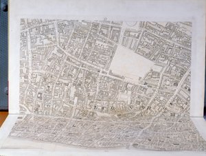 Plán City of London, zveřejněný 1813 (viz 247354-247356) od Richard Horwood