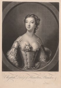 Elizabeth vévodkyně z Hamilton Brandon od Richard Houston