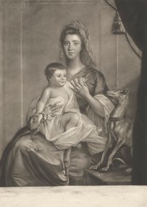 Lady Cathcart a její dítě od Richard Houston