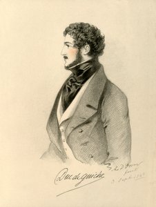 vévoda z Guiche, 1842.