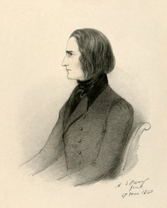 F. Liszt, 1840. od Richard James Lane
