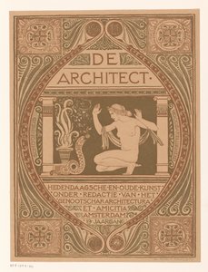 Návrh obálky pro: De Architect, 1911