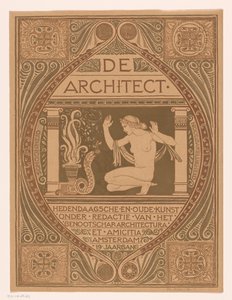 Návrh obálky pro: De Architect, 1911