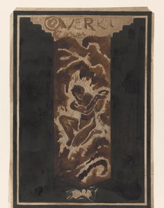 První návrh obálky Over Kunst, II, od R.N. Roland Holst od Richard Nicolaüs Roland Holst