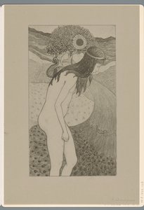 Dítě s pávem (titul na předmětu) od Richard Nicolaüs Roland Holst