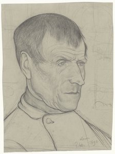 Hlava muže z Larenu od Richard Nicolaüs Roland Holst