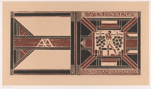 Návrh obálky pro: Weddingen, 1921 Práce členů delegáta (název na objektu) od Richard Nicolaüs Roland Holst