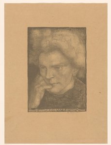 Portrét neznámé ženy Dedie A RR (název na objektu) od Richard Nicolaüs Roland Holst