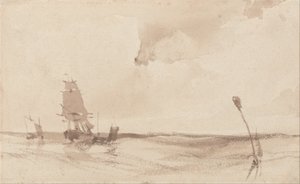 Přímořská krajina od Richard Parkes Bonington