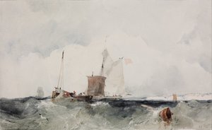 Na anglickém pobřeží od Richard Parkes Bonington