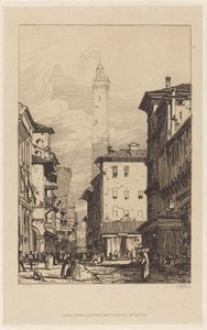 Bologna od Richard Parkes Bonington