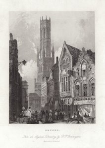 Bruggy od Richard Parkes Bonington