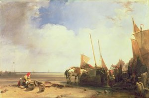 Pobřežní scéna v Pikardii, asi 1826 (olej na plátně) od Richard Parkes Bonington