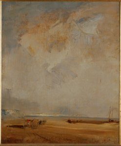 Pobřeží Normandie od Richard Parkes Bonington