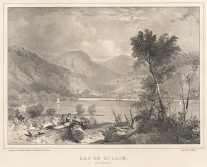 Killinské jezero od Richard Parkes Bonington