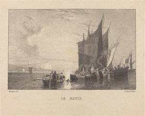 Ráno od Richard Parkes Bonington