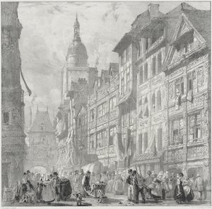 Ulice Gros Horloge, Rouen