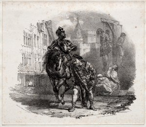 Útěk z hradu Argyle, 1826. od Richard Parkes Bonington