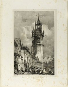 Velká hodinová věž od Richard Parkes Bonington