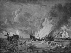 Quebec and the Surveillante, c1780