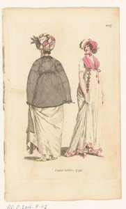 Magazín ženské módy Londýna a Paříže, č.17. Pařížské šaty, 1799