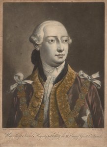 Král Jiří III., kolem roku 1762 (mezzotinta)