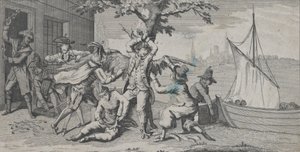 Va de Bon Coeur, věnováno Milordům anglické admirality členem amerického kongresu..., 1778. od Richard Purcell