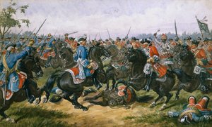Bitva o Malplaquet od Richard Simkin