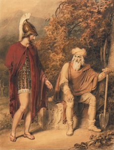 Alkibiadés a Timon od Richard Westall