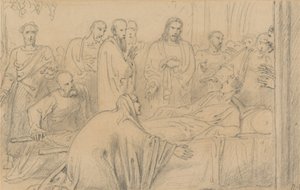 Kristus křísí syna vdovy (Lukáš 7:13-16)