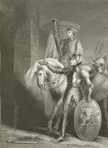 Král Jindřich V. před Harfleurem od Richard Westall