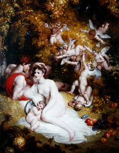 Vertumnus a Pomona, asi 1807 (olej na desce)