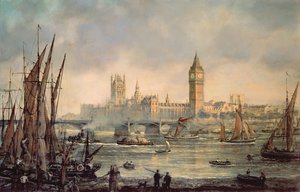 Budovy parlamentu a Westminsterský most