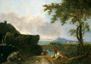 Bílý mnich, 1733-1782 od Richard Wilson
