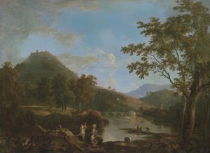 Dinas Bran z Llangollenu od Richard Wilson