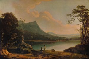 Dolgelly Bridge, 1774, 1938 od Richard Wilson