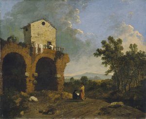 Hadrianuksen huvila, lähellä Tivolia od Richard Wilson